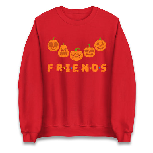Scary Pumpkins Friends Halloween Sweatshirt
