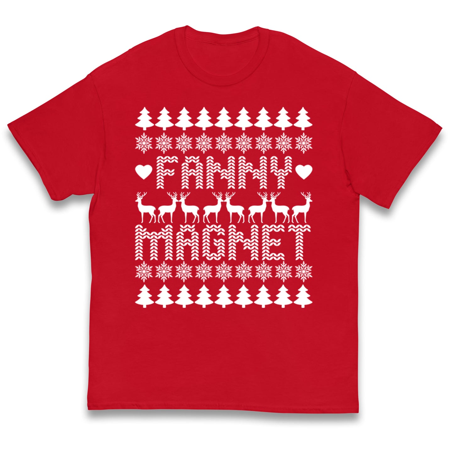 Fanny Magnet Christmas Kids T Shirt 