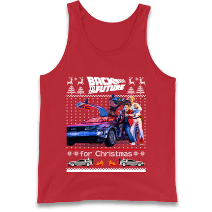 Back To The Future Christmas Tank Top