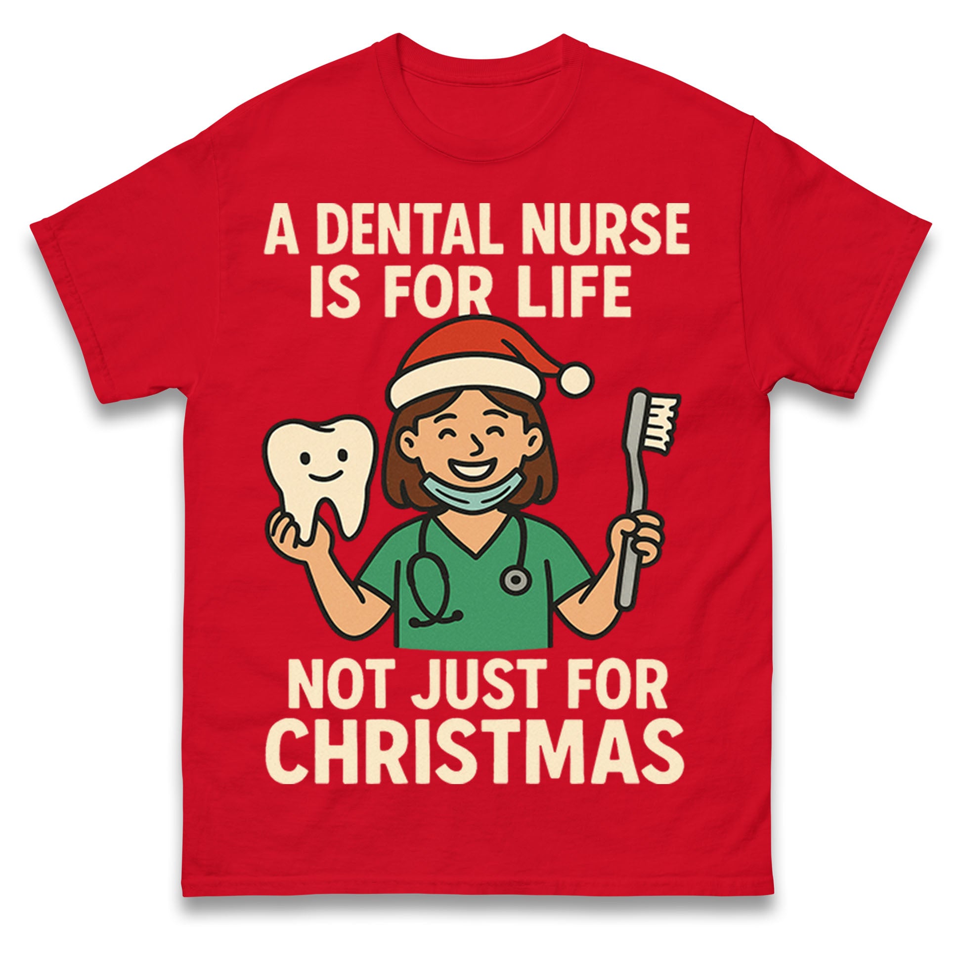 Dental Nurse Christmas T Shirt