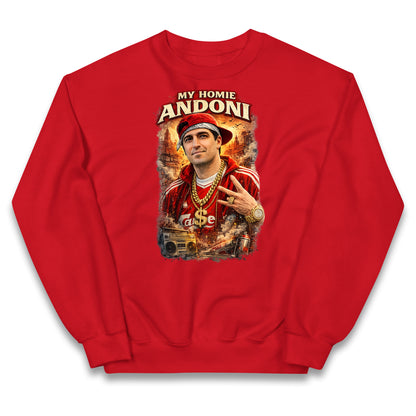My Homie Andoni Iraola Liverpool Football Kids Jumper
