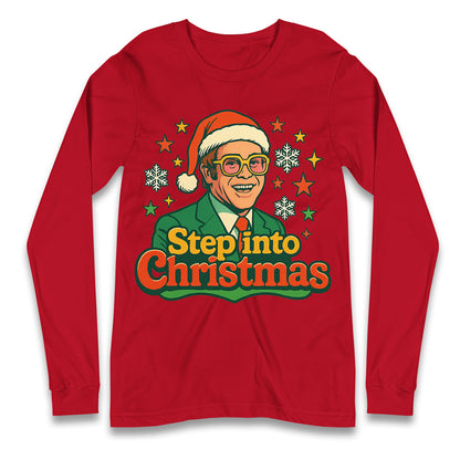Elton John Christmas Longsleeve T Shirt