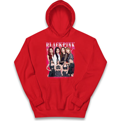 Black Pink Kids Hoodie
