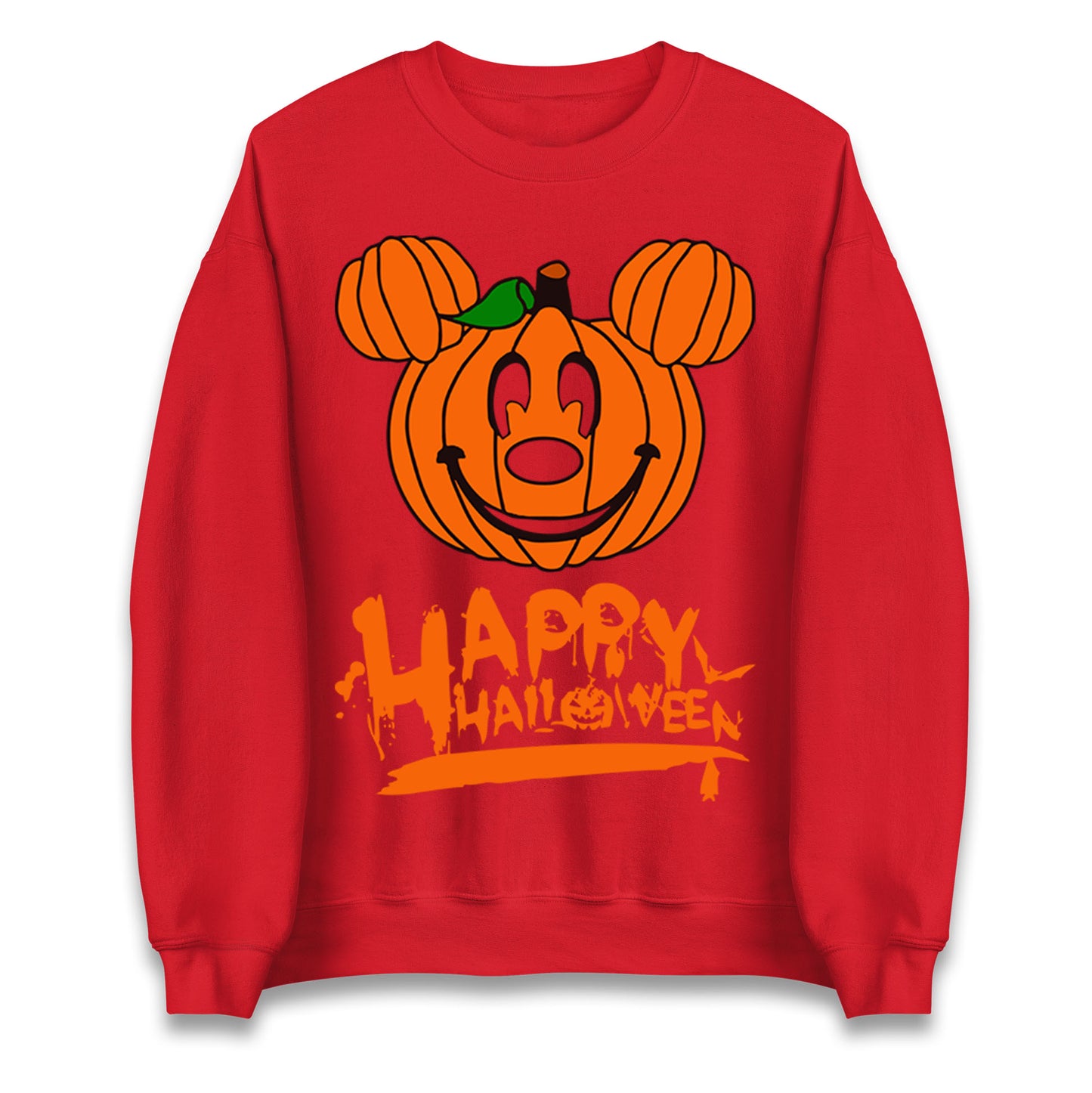 Mickey Mouse Pumpkin Happy Halloween Unisex Sweatshirt