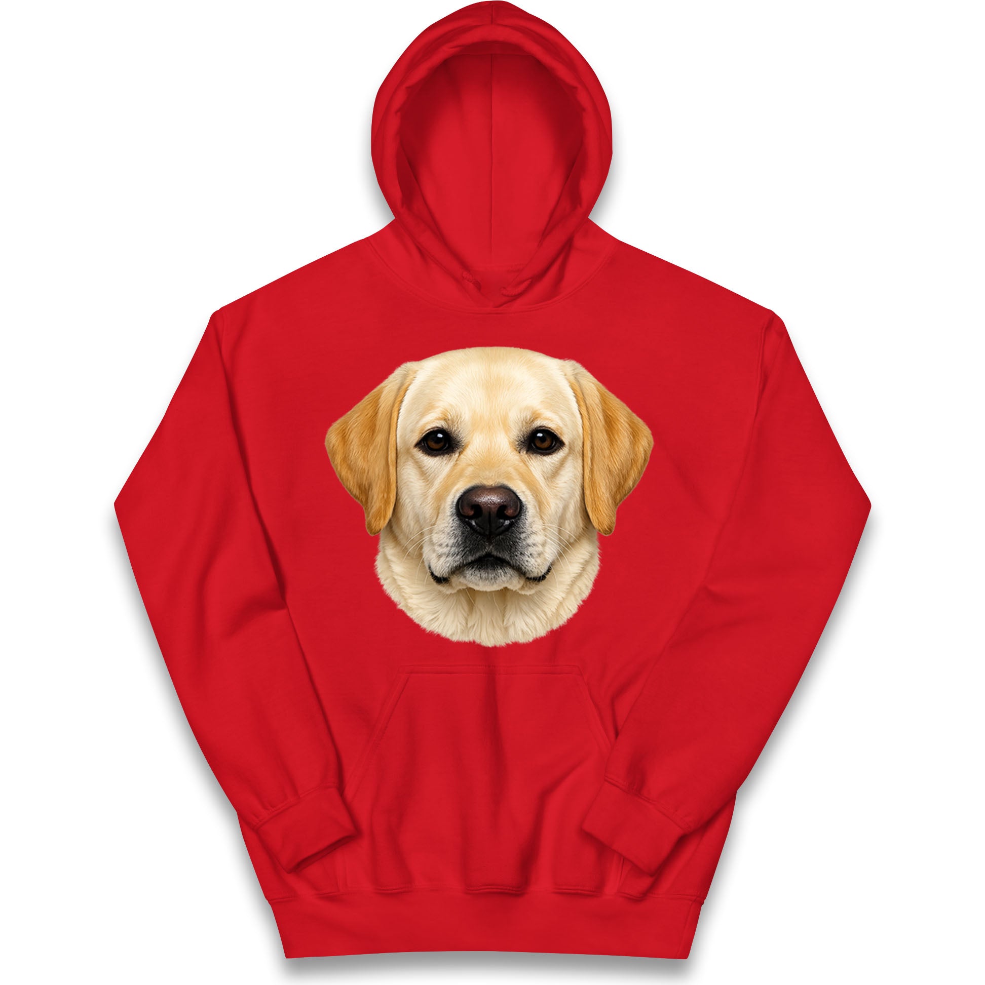 Labrador Dog Face Kids Hoodie