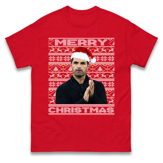 mikel arteta christmas t shirt
