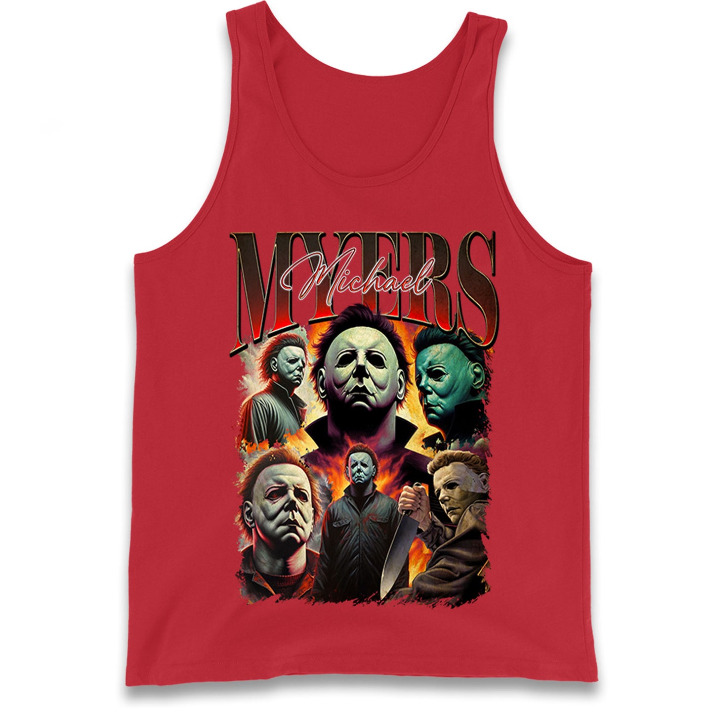 Michael Myers Bootleg Halloween Tank Top