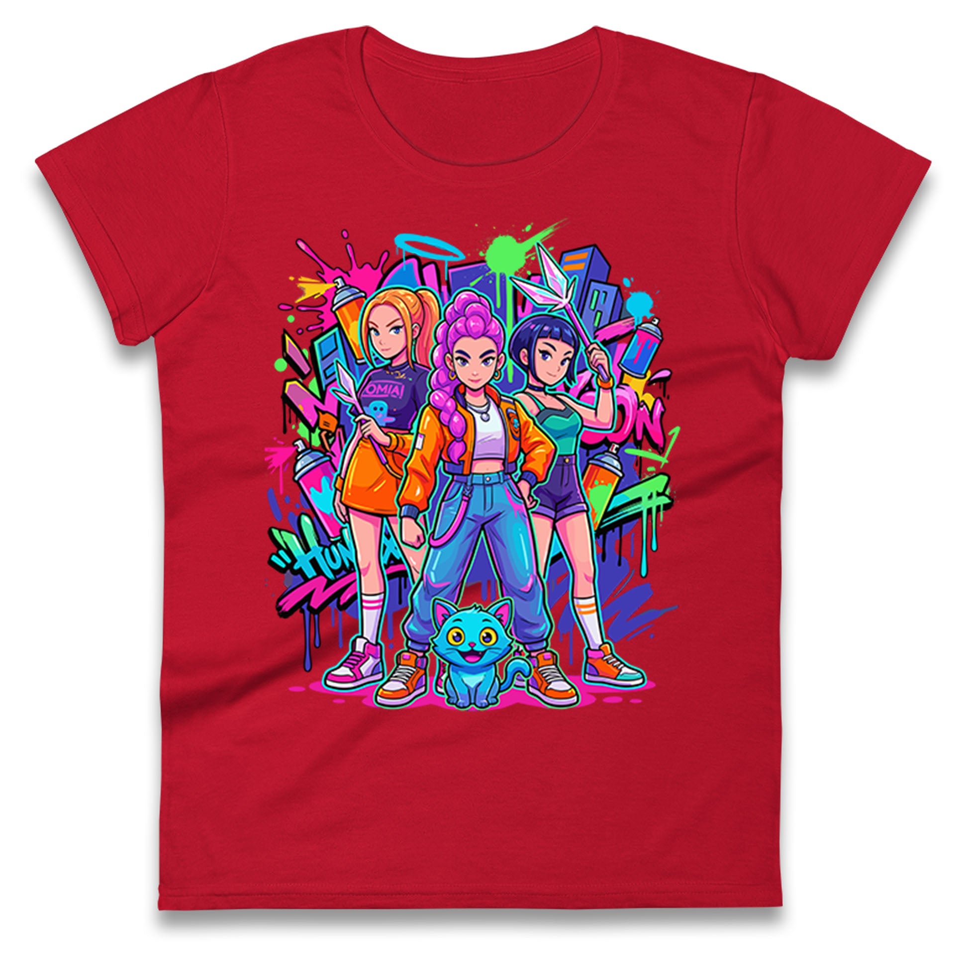 Demon Hunters Ladies T Shirt 
