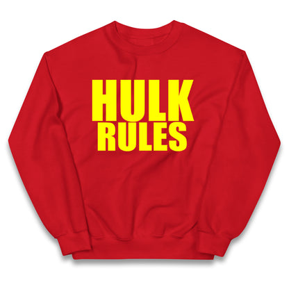 Hulk Rules Kids Jumper