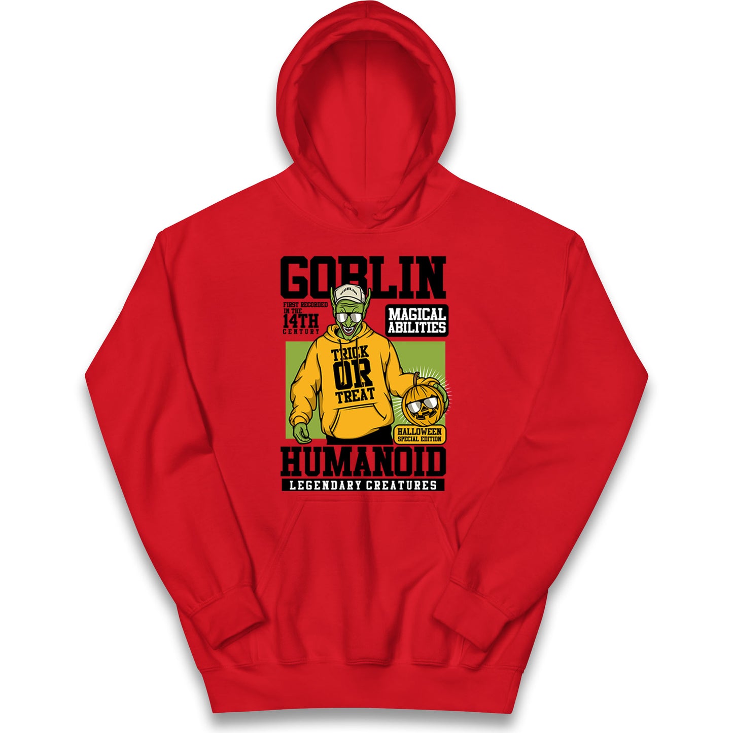 Goblin Trick Or Treat Kids Hoodie