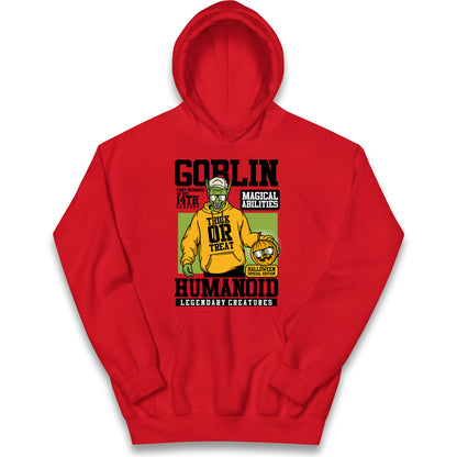 Goblin Trick Or Treat Kids Hoodie