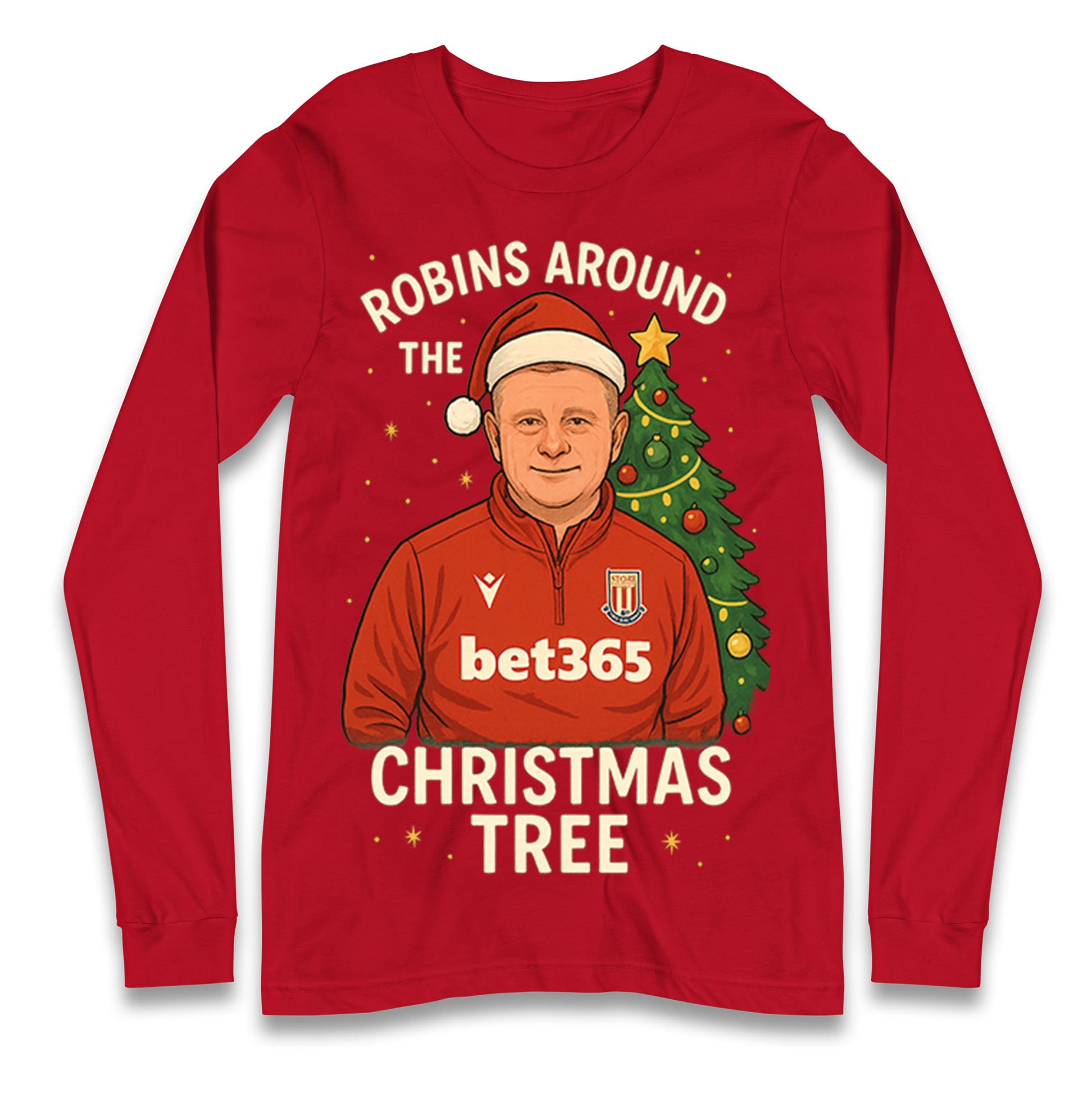 Stoke City Christmas Longsleeve T Shirt 