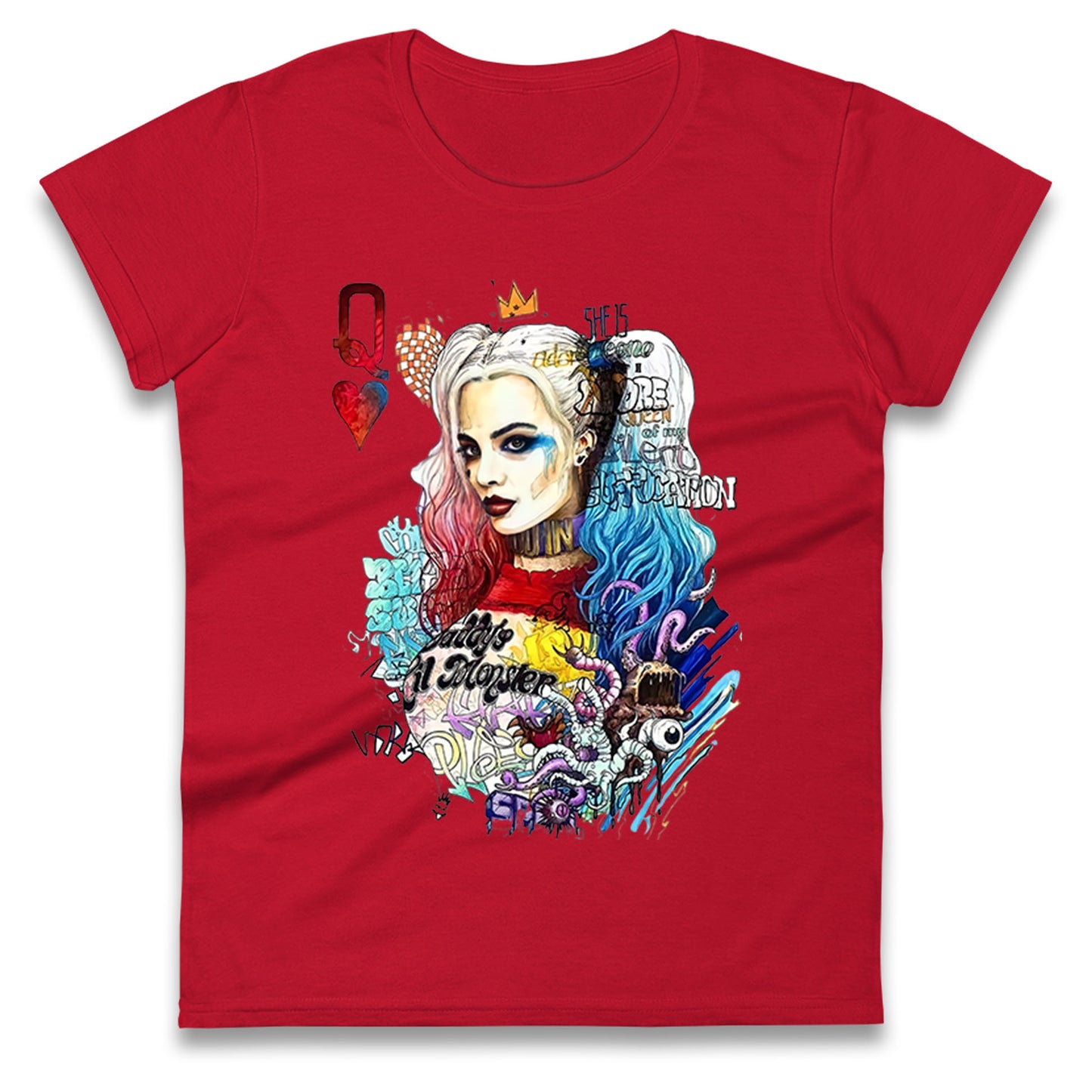Harley Quinn Ladies T Shirt