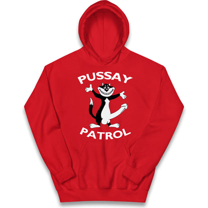 Pussay Patrol Kids Hoodie