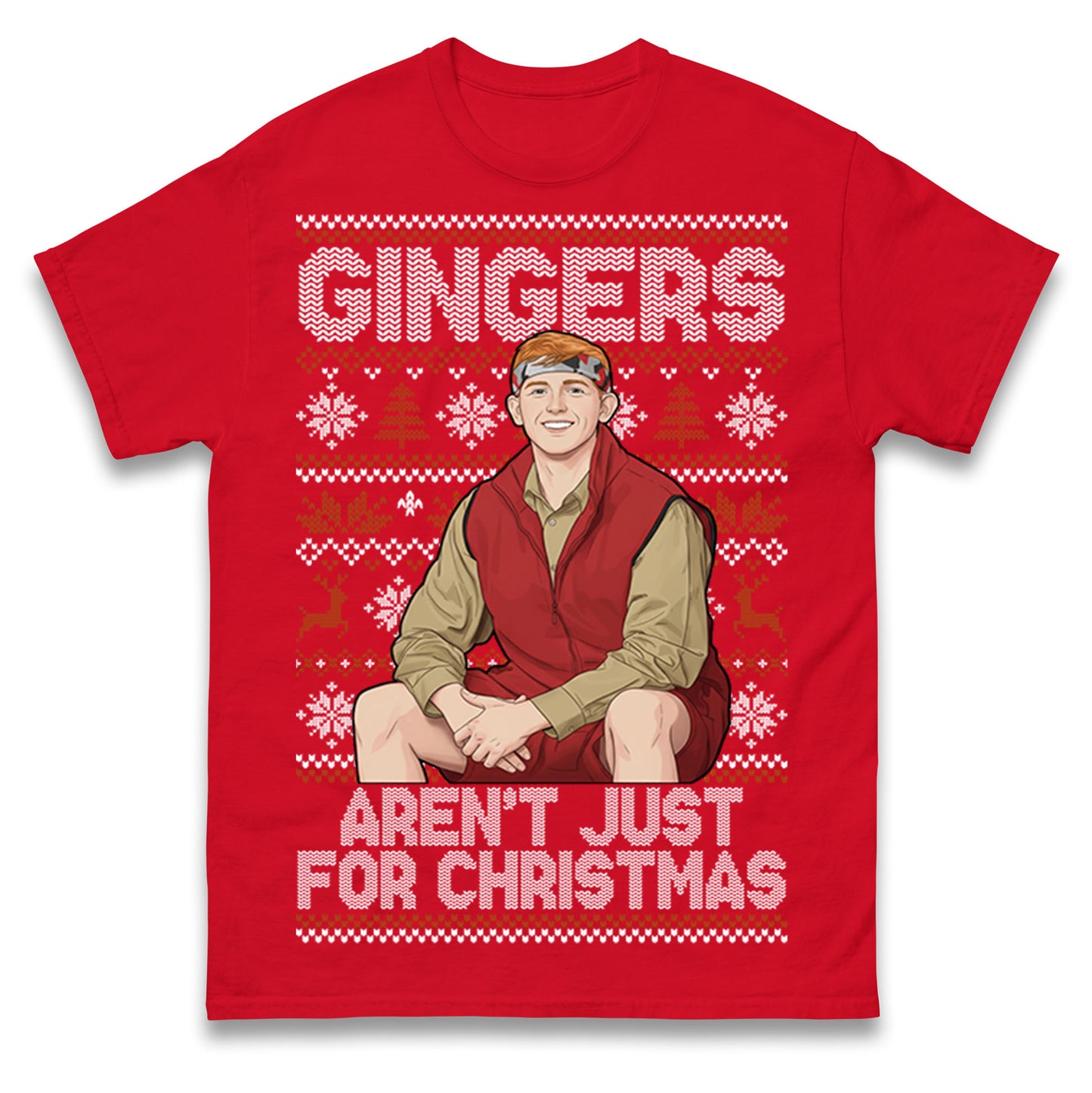 Angry Ginge Xmas T Shirt