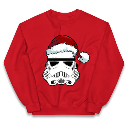 Stormtrooper Santa Christmas Kids Jumper
