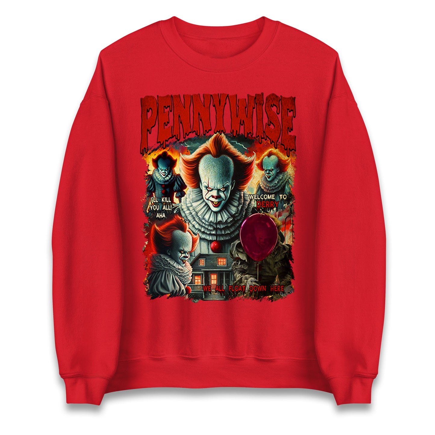The Clown Pennywise Halloween Bootleg Unisex Sweatshirt