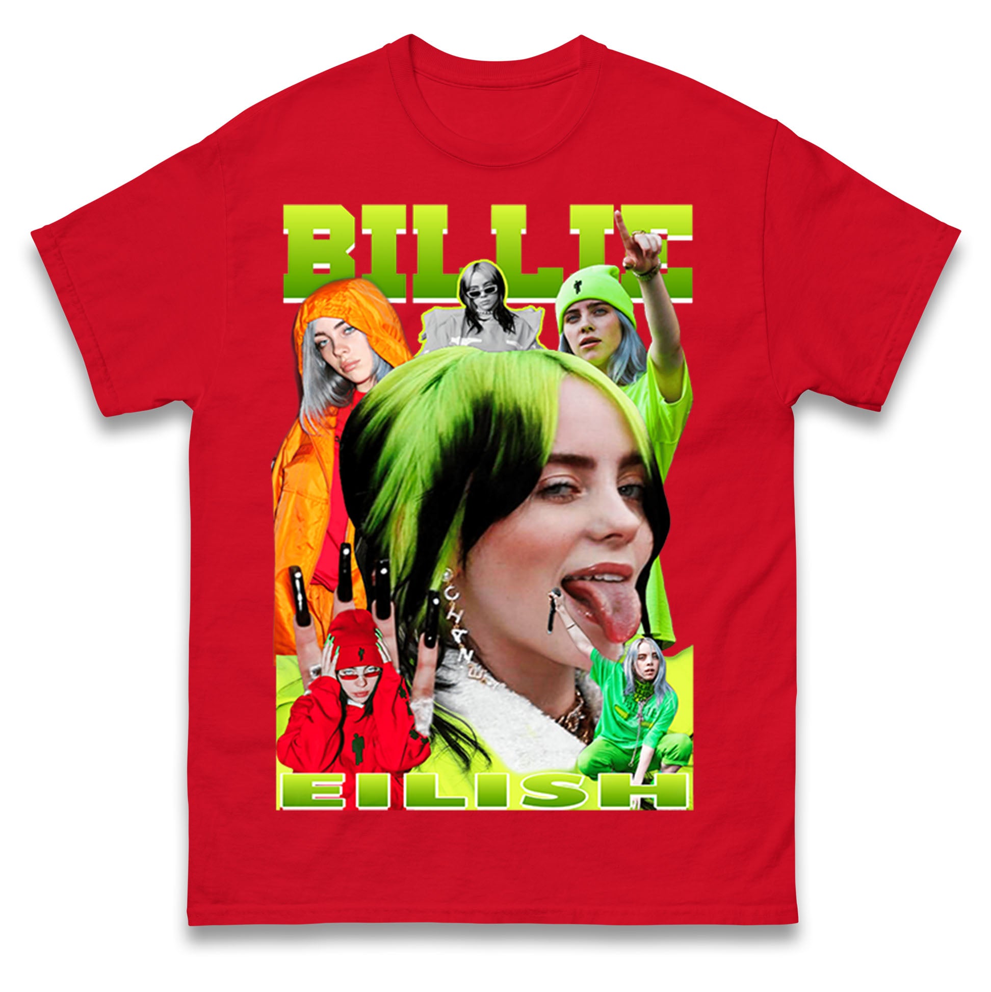 Billie Eilish Green T Shirt