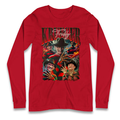 Freddy Krueger Halloween Bootleg Long Sleeve T Shirt