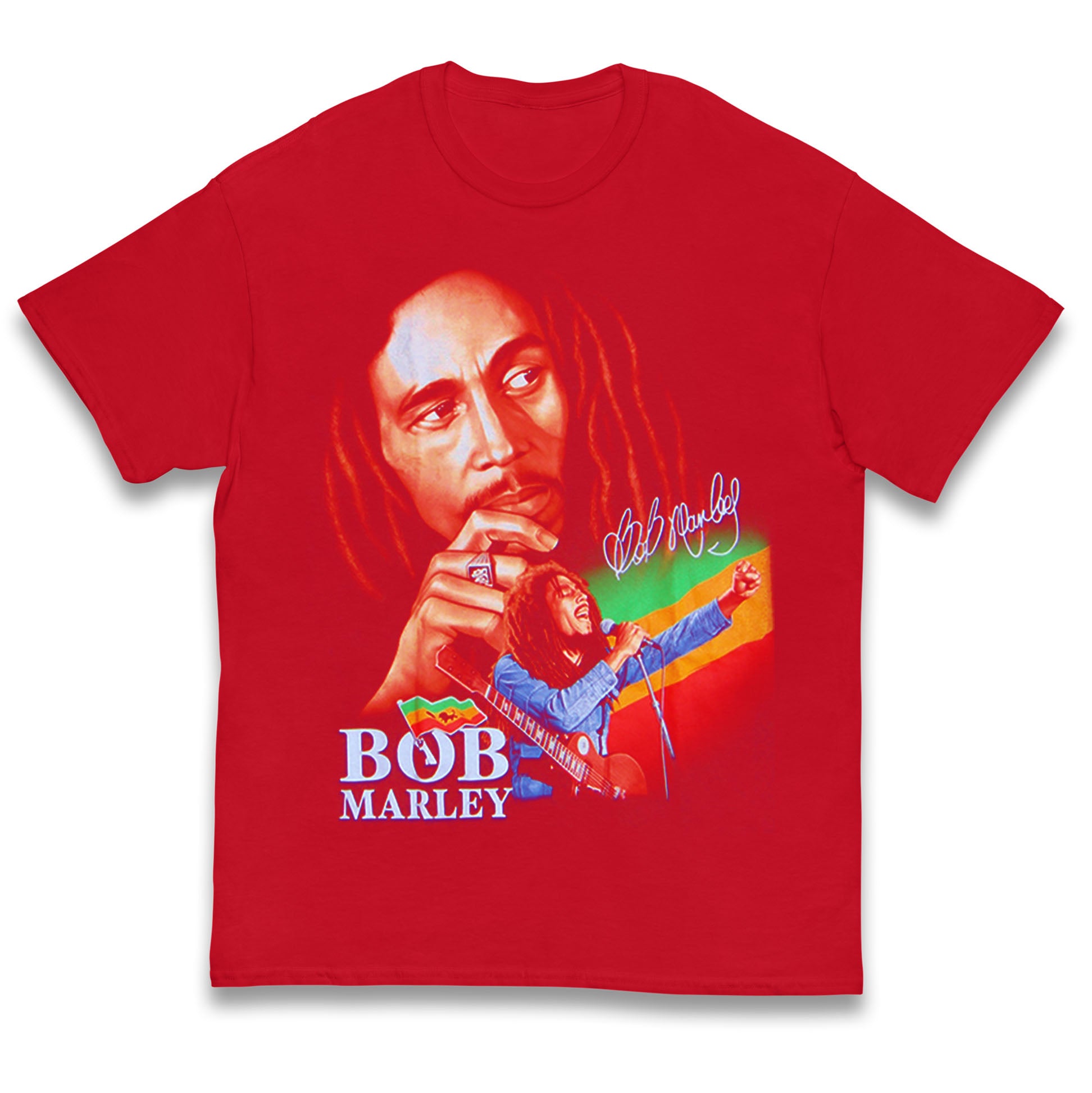 Bob Marley Iron Like A Lion Kids T Shirt
