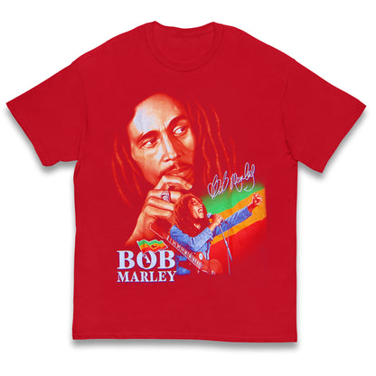 Bob Marley Iron Like A Lion Kids T Shirt