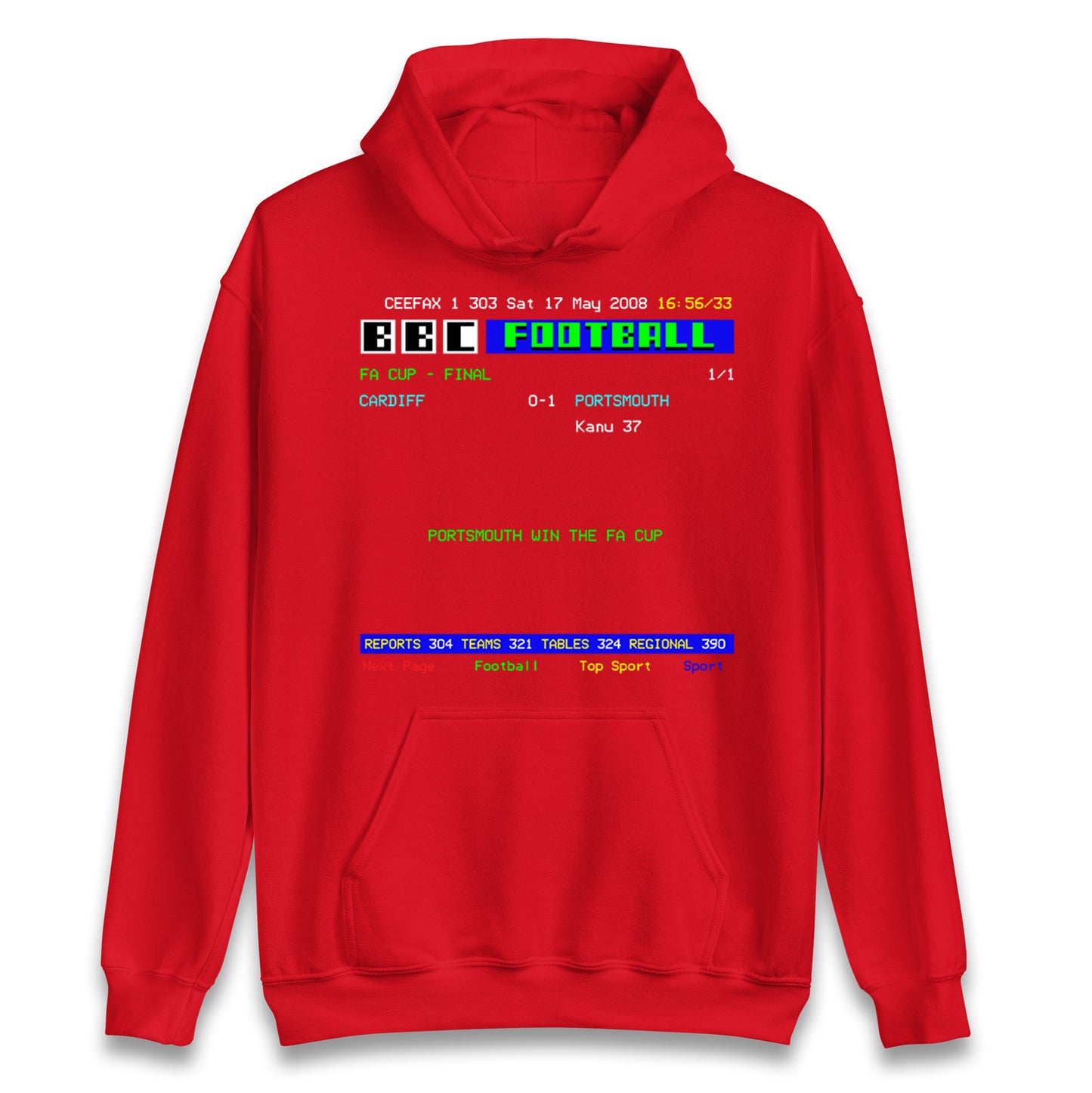 Portsmouth FA Cup Winners 2008 Hoodie 