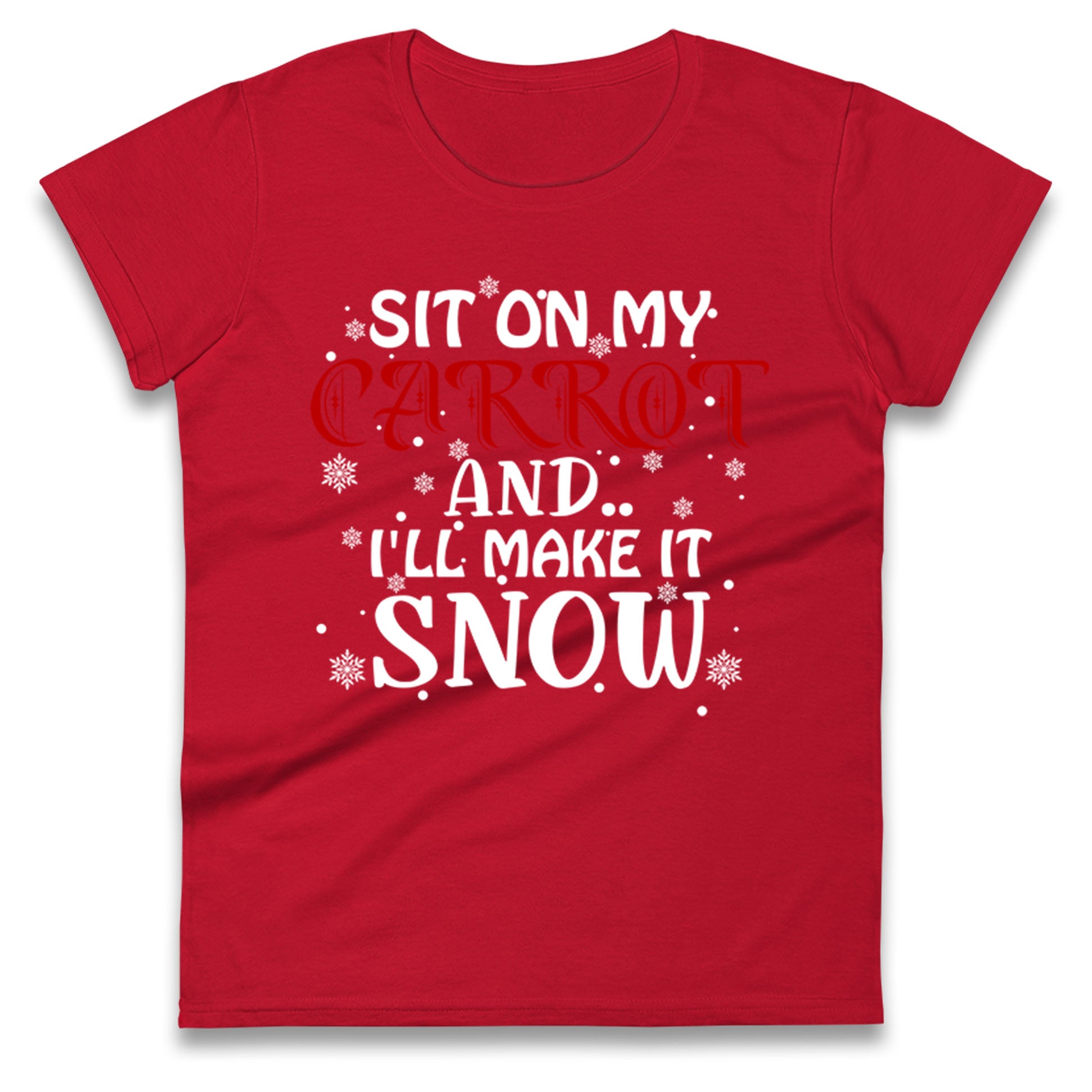 Rude Christmas Ladies T Shirt