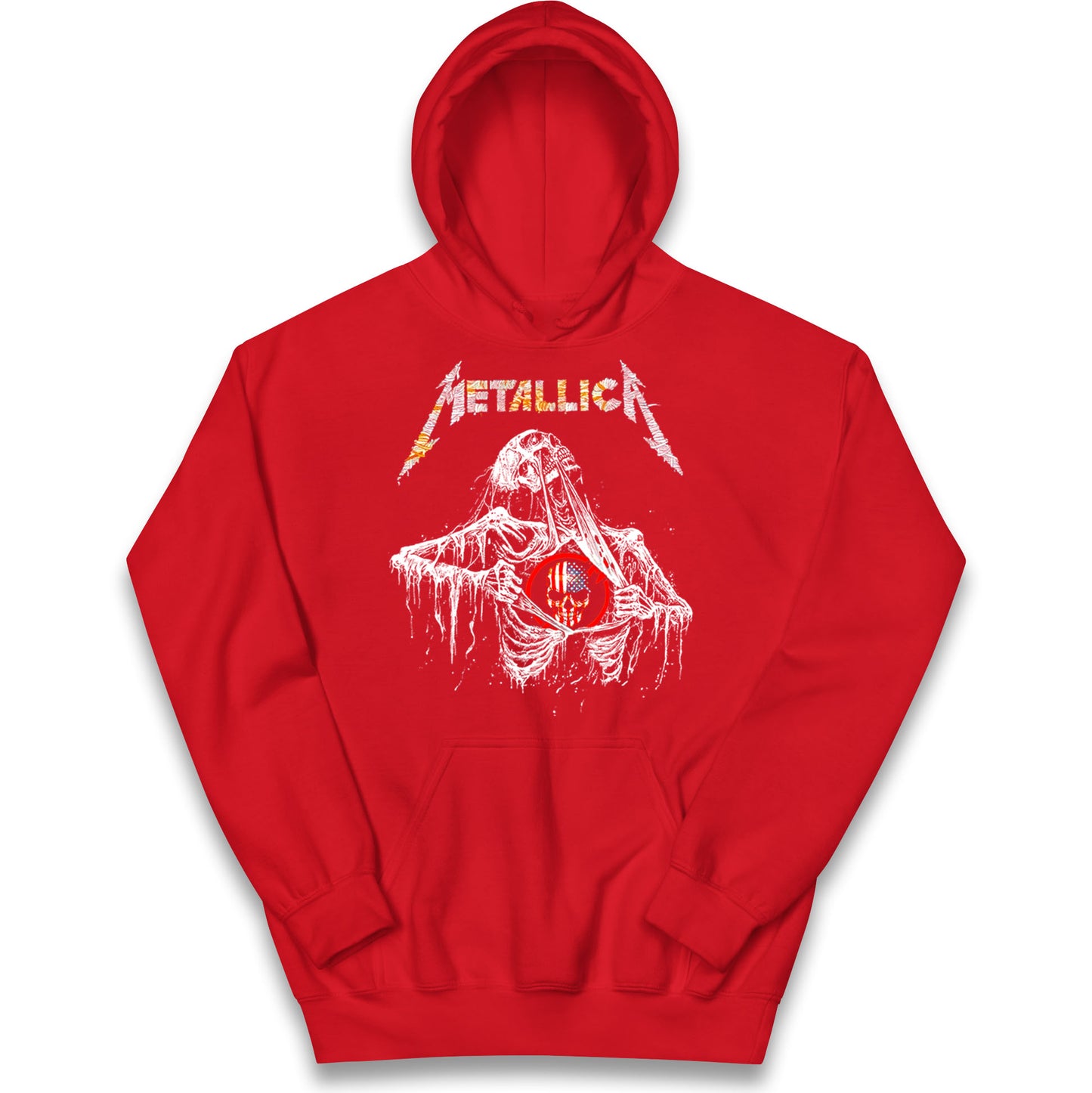 Metallica USA Skull Kids Hoodie
