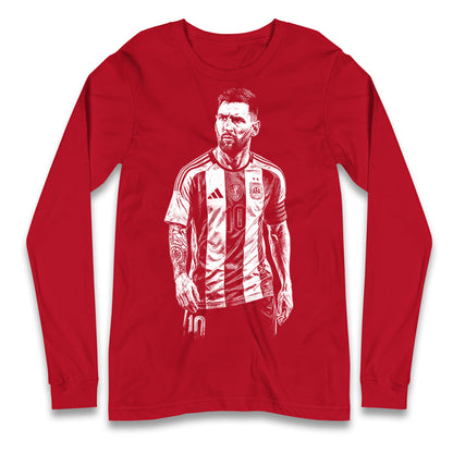 Lionel Messi Argentina Longsleeve T Shirt