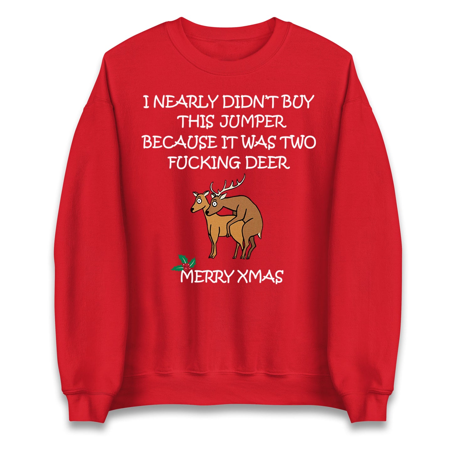 Reindeer Christmas Jumper