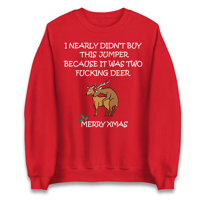 Reindeer Christmas Jumper