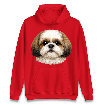 Shih Tzu Face Hoodie