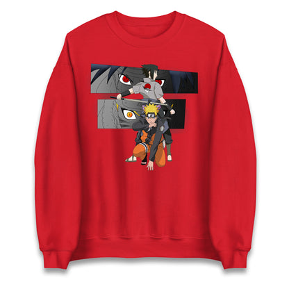 naruto and sasuke uchiha sweatshirt
