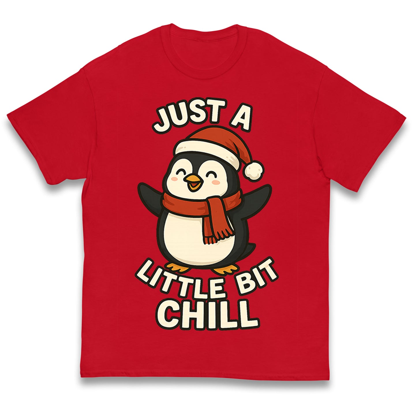 Penguin Christmas Kids T Shirt