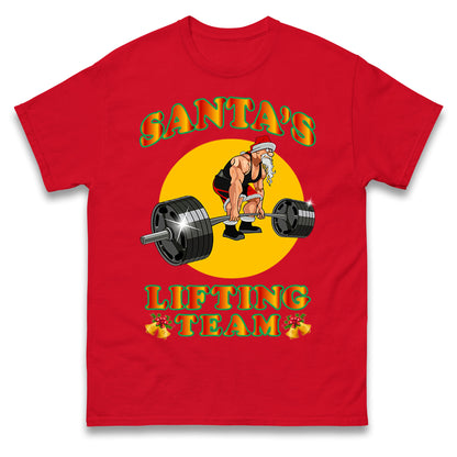 bodybuilding gym christmas t shirt