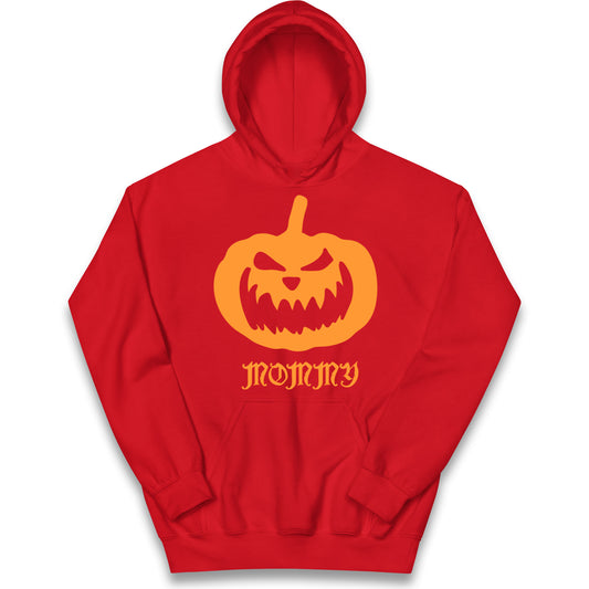 Scary Pumpkin Mommy Halloween  Hoodie
