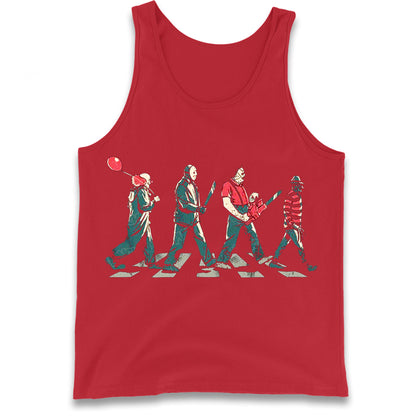 Horror Characters Friends Spoof Halloween Tank Top