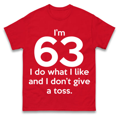 63rd Birthday T Shirt