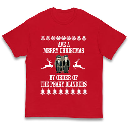 Peaky Blinders Christmas Kids T Shirt