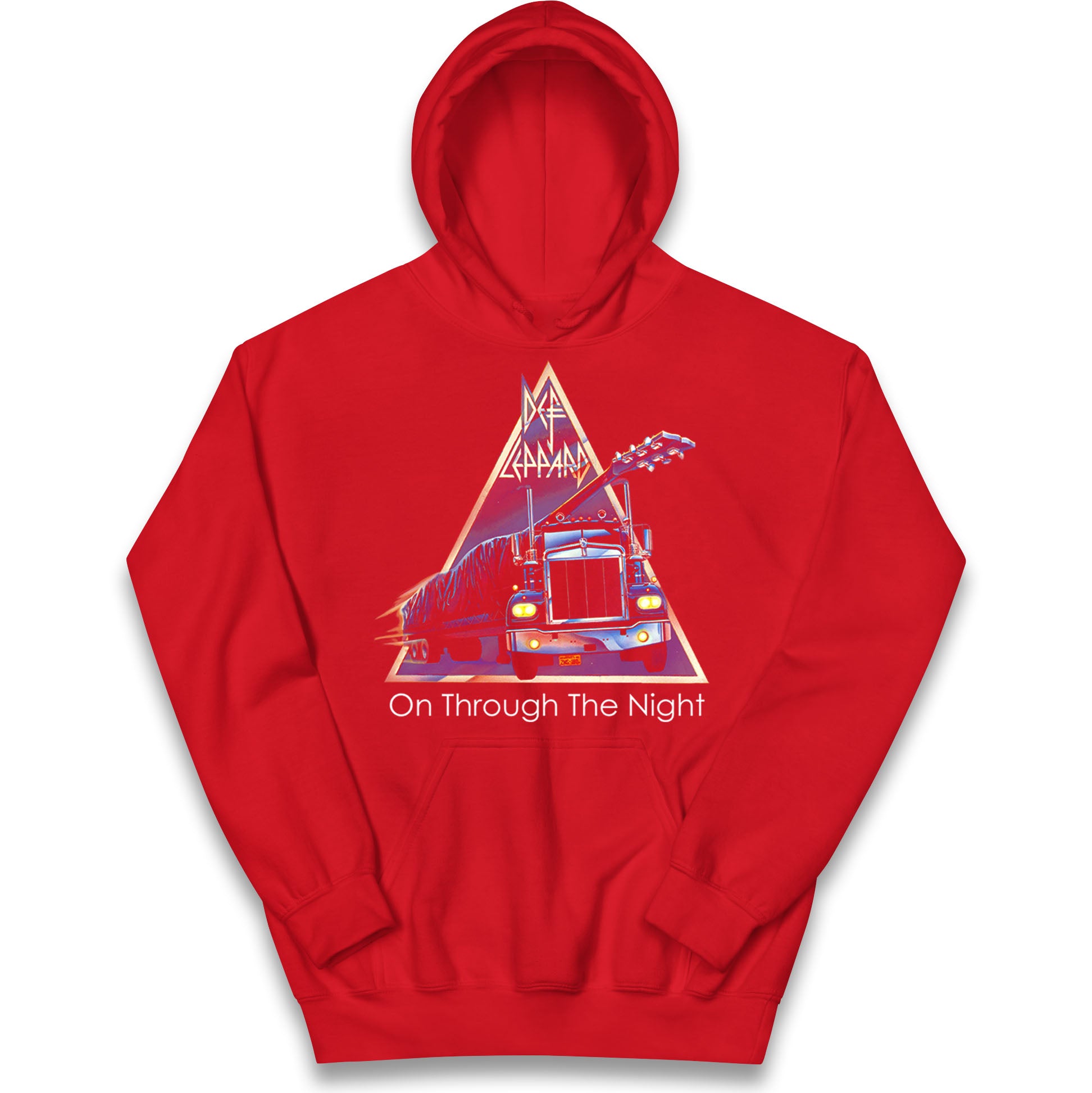 Leppard On Through The Night Kids Hoodie