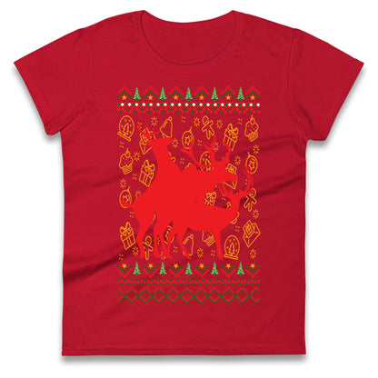 Reindeer Making Fun Christmas T Shirt