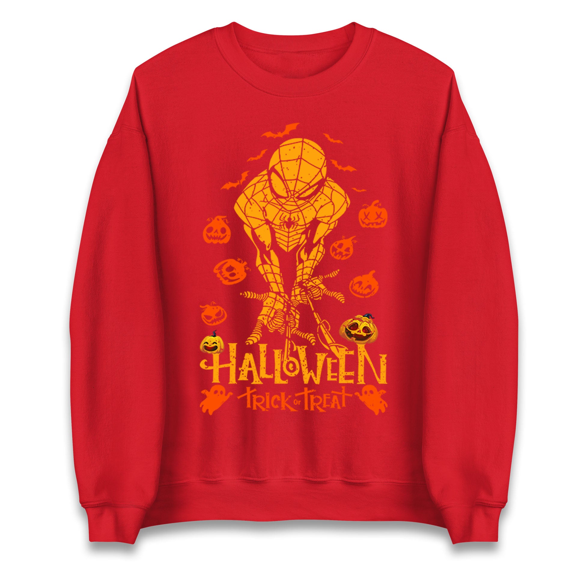 Spiderman Trick Or Treat Halloween Sweatshirt
