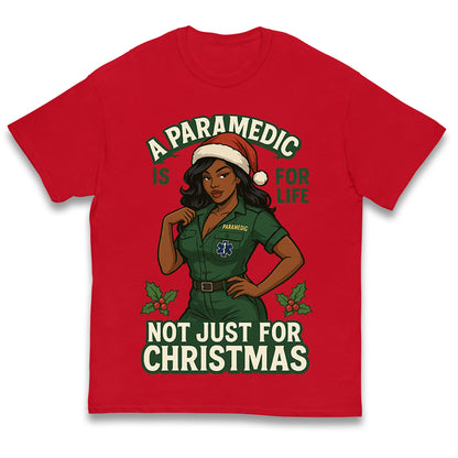 Paramedic Xmas Kids T Shirt
