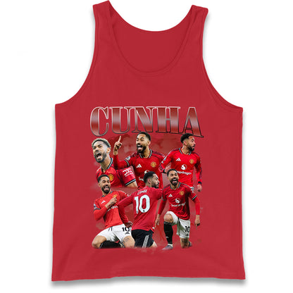 Matheus Cunha Manchester United Tank Top