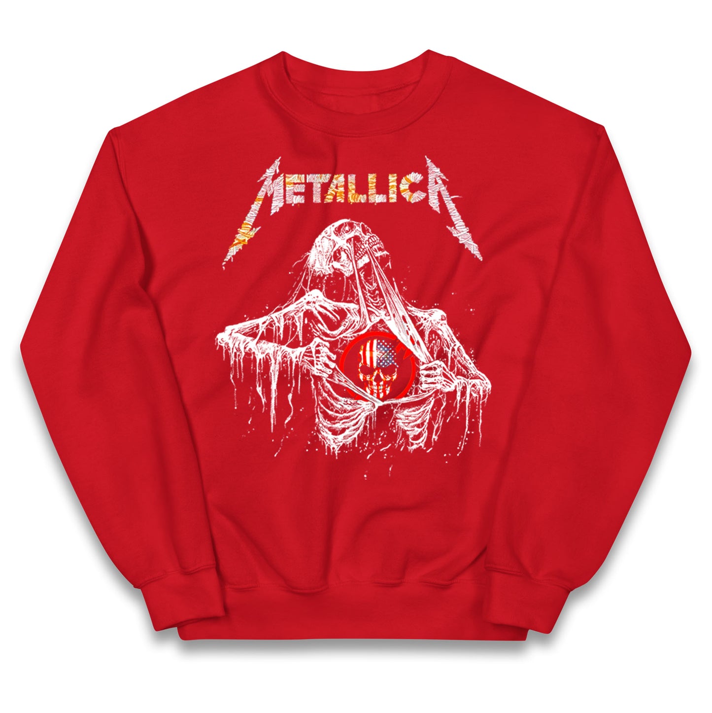 Metallica USA Skull Kids Jumper