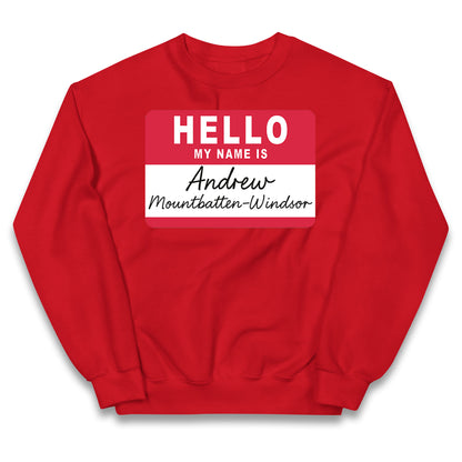 Andrew Mountbatten Windsor Kids Jumper