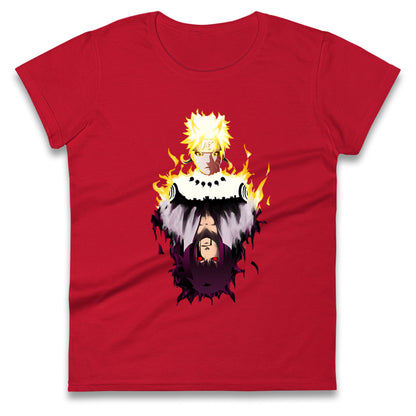 Naruto Uzumaki & Sasuke Uchiha Womens T Shirt