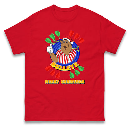 bullseye dartboard christmas t shirt