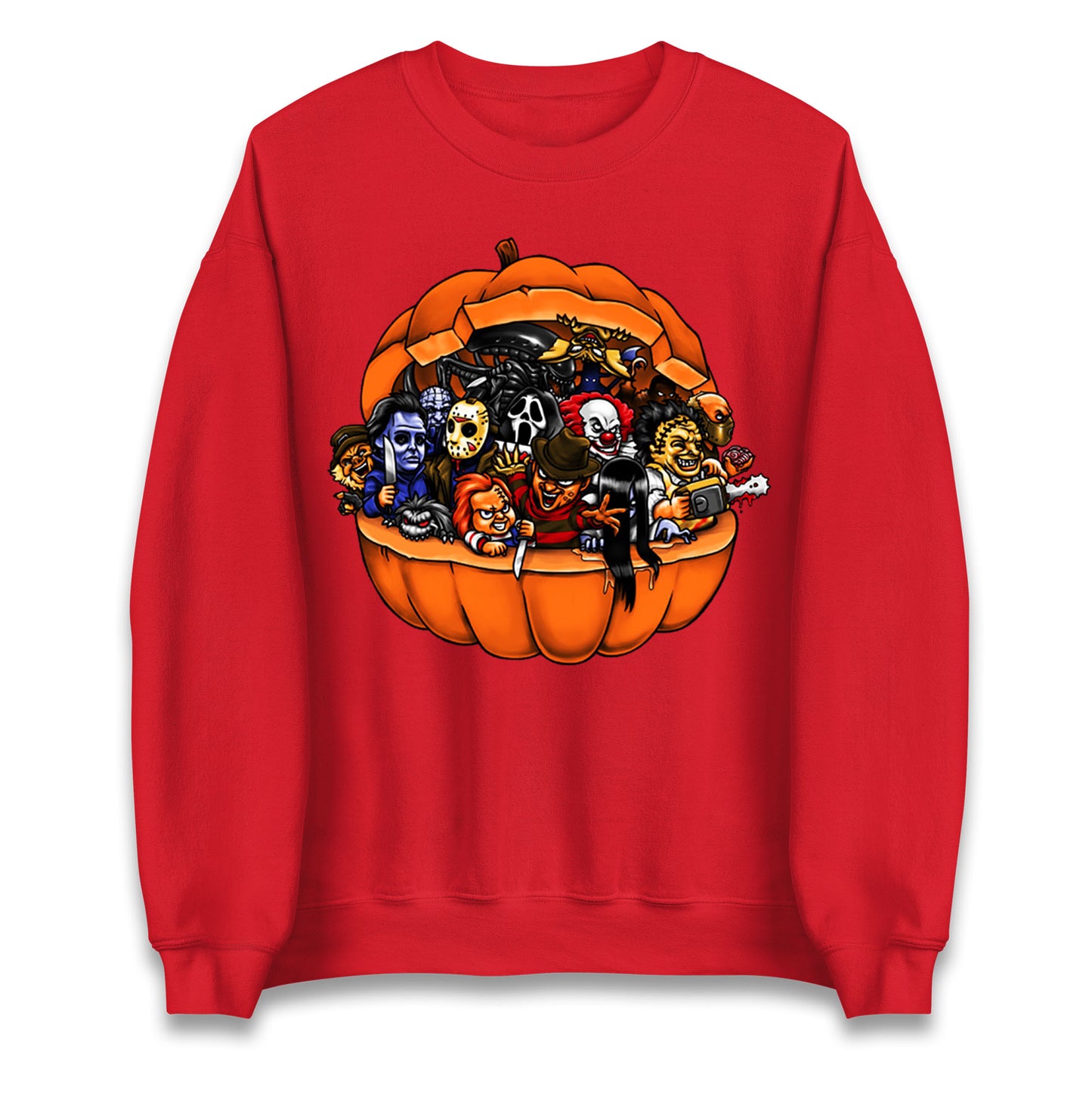 Super Villains Horror Friends Halloween Sweatshirt