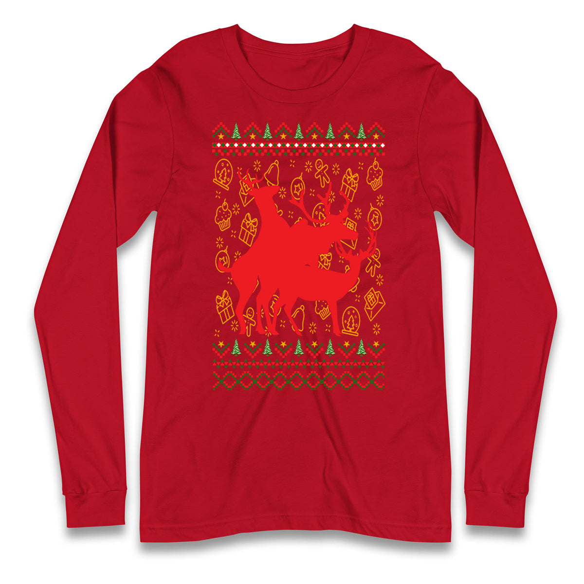 Reindeer Making Fun Christmas T Shirt